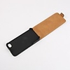 Italian Fashion Trend Leather Case For iPhone 4 - Black