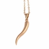 italian horn charm amulet necklace stainless steel/18k gold plated talisman italian chili pepper pendant jewelry lucky pendant for women girl mother friends Lightinthebox