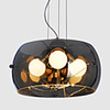 Italian-Style Minimalist Stylish 3 Light Pendant with Transparent Shade
