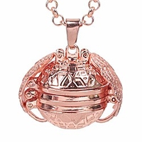 iu personalized custom photo locket necklace expanding ball pendant with angel wings memorial gifts for family friends more colors Lightinthebox