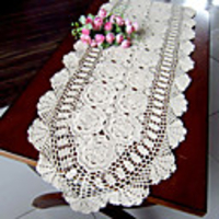 Japanese Style Retro Hollow Table Runners