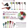 KA-18 3.5mm High Quality Style In-Ear Earphones -(6 Color Options)