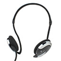Kanen Stereo Neckband Design Headphone with Microphone and Volume Control (Black)