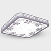 Korean Style 1 Light Flush Mount In Hollow Design