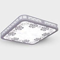 Korean Style 1 Light Flush Mount In Hollow Design
