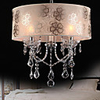 Korean Style Rustic 4 Lights Chandelier With Floral Pattern