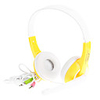 KT-5200MV Cute Stereo On-Ear Headphone with Mic and Remote(Yellow)