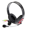 KT-I900MV Stereo On-Ear Headphone with Mic and Remote for Computer(RedBlack)