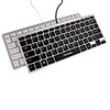 KU855 USB Wired Optical Chocolate Keyboard with Mousepad