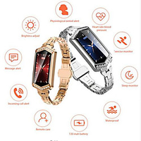 KUPENG B78 Women Smart Bracelet Smartwatch Android iOS Bluetooth Waterproof Touch Screen Heart Rate Monitor Blood Pressure Measurement Sports Pedometer Call Reminder Sleep Tracker Sedentary Reminder Lightinthebox