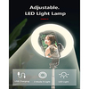 L07 Wireless Bluetooth Selfie Stick Foldable Handheld Remote Shutter Tripod With 5 LED Ring Photography Light For Android IOS Lightinthebox
