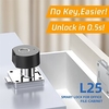 L25 Zinc Alloy Fingerprint Lock Smart Home Security System RFID Intelligent Fingerprint Drawer Lock Smart Cabinet Locks Biometric Keyless Furniture Drawer Cabinet Wardrobe Fingerprint Locks Lightinthebox