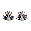 Ladybug Gilted Earrings (Assorted Colors)
