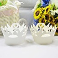 Laser Cut Bird Cupcake Wrapper - Set of 12 (More Colors)