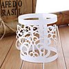 Laser Cut Wedding Napkin Paper Rings - Set of 12