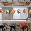 Lava Pendant Light,  Modern Minimalist Glass Irregular Shape Ceiling Hanging Lamp Fixture Contemporary Decoration Chandelier for Living Room Bedroom Restaurant Indoor Lighting (20/30/40 cm)