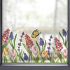 Lavender Pattern Matte Window Film Cling Vinyl Thermal-Insulation Privacy Protection Home Decor For Window Cabinet Door Sticker Window Sticker - 6058CM Lightinthebox