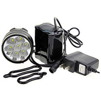 LED Bike Light Rear Bike Tail Light Safety Light Cree XM-L T6 Mountain Bike MTB Bicycle Cycling Waterproof Portable Warning Easy to Install 18650 7000 lm Battery Lightinthebox