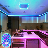 LED Strip Lights Music Sync 20M RGB 1200LEDs LED Strip 2835 SMD Color Changing LED Strip Light Bluetooth Controller and 40 Key Remote LED Lights for Bedroom Home Party Lightinthebox