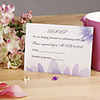 Lilac Floral Response Card - Set of 12