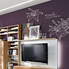 Lily Flower Wall Stickers (1985-P26)