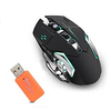 LITBest JXC-X8 Wireless 2.4G Optical Gaming Mouse Led Light 2400 dpi 3 Adjustable DPI Levels 6 pcs Keys 2 Programmable Keys Lightinthebox