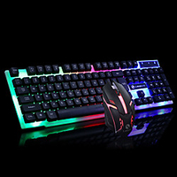 LITBest LMEI-30 Gaming keyboard Colorful LED Illuminated Backlit USB Wired PC Rainbow Anti-skid Keyboard Gaming Waterproof Gaming Mouse For Desktop PC Lightinthebox