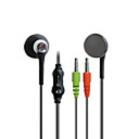 Lizu E660 Double Plug On-Ear Earphone with Mic for Computer