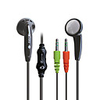 Lizu E680 Double Plug On-Ear Earphone with Mic/Remote for Computer