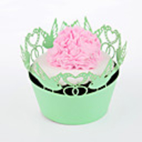 Lovebird Cupcake Wrapper - Set of 24 (More Colors)