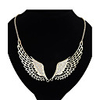 Loving Angel Wing With Rhinestone Necklace