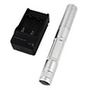 LT-085 Zoom Green Laser Pointer(3mW, 532nm, 1x16650, Silver)