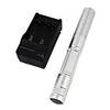 LT-085 Zoom Green Laser Pointer(5mW, 532nm, 1x16650, Silver)