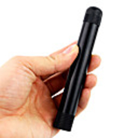 LT-LM02 Aluminium Aolly Zoom Red Laser Pointer(1mW, 650nm, 1xCR2032, Black)