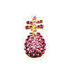 Lute Style Alloy Barrette With Rhinestone For Casual Occasion