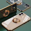 Luxury Ring Case For iPhone 13 12 11 Pro Max XS XR X 7 8 Plus SE 2020 Mini Plating Silicone TPU Soft Cover With Ring Holder Stand Lightinthebox