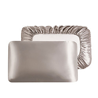 Luxury Satin Pillowcase for Hair Standard Satin Pillowcase with Elastic Band,  Pillowcase Set of 2 Lightinthebox