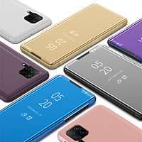Luxury Smart Clear View Mirror Flip Stand Phone Case for Huawei P40 P40 Pro P40 Lite P30 P30 Pro P30 Lite Lightinthebox