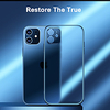 Luxury Square Frame Plating Matte Phone Case For Iphone 12 12Pro 12Pro Max SE 11 11Pro 11Pro Max X Xs Xr Xs Max Transparent TPU Cover Lightinthebox