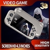 M17 Retro Handheld Video Game Console Open Source Linux System 4.3 Inch IPS Screen Portable Pocket Video Player 64GB for PSP/N64,  Christmas Gifts for Children and Friends
