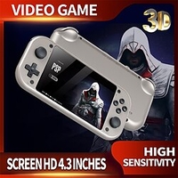 M17 Retro Handheld Video Game Console Open Source Linux System 4.3 Inch IPS Screen Portable Pocket Video Player 64GB for PSP/N64,  Christmas Gifts for Children and Friends