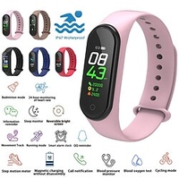 M4S Smart Watch 0.96 inch Smartwatch Fitness Running Watch Bluetooth Temperature Monitoring Pedometer Call Reminder Compatible with Android iOS Women Men Waterproof Long Standby Hands-Free Calls IP 67 Lightinthebox