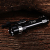 M8007 Adjustable Focus 3-Mode 2xCree XP-E R2 LED Flashlights(1x18650, 800LM, Black)