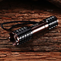 M8009 Adjustable Focus 3-Mode 1xCree XP-E R2 Impact Resistant LED Flashlights(1x18650, 800LM, Black)