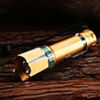 M8011 3-Mode 1xCree XP-E R2 LED Flashlights(1x18650, 800LM, Gold)