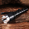 M8013 Rechargeable 3-Mode 1xCree XP-E R2 LED Flashlights(1x18650, 900LM, Black)