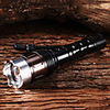 M8015 Rechargeable 3-Mode 1xCree XP-E R2 LED Flashlights(1x18650, 900LM, Black)
