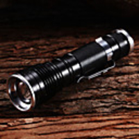 M8043 3-Mode 1xCree XP-E R2 LED Flashlights(1x18650, 800LM, Black)