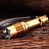 M8044 Adjustable Focus 5-Mode 1xCree XM-L2 T6 LED Flashlights(1x18650, 1800LM, Gold)