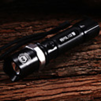 M8049 Adjustable Focus 3-Mode 1xCree XP-E R2 Rechargeable LED Flashlights(1x18650, 800LM, Black)